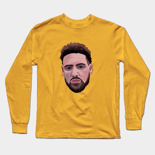 KLAY THOMPSON THE GOLDEN STATE WARRIOR! Long Sleeve T-Shirt by Headsobig